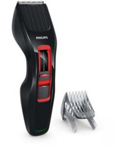 Машинка за подстригване Philips Series 3000, DualCut Technology, black/red | HC3420/15