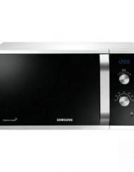 Микровълнова печка Samsung Microwave, 23l, 800W, LED Display | Цвят Черен/Сребрист | MS23F301EAK/OL