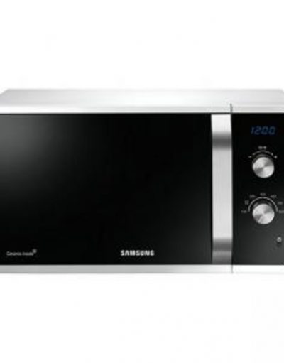 Микровълнова печка Samsung Microwave, 23l, 800W, LED Display | Цвят Черен/Сребрист | MS23F301EAK/OL