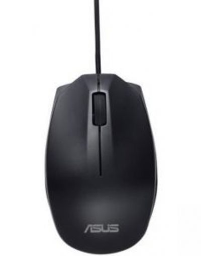 Мишка Asus UT280 Wired Optical Mouse, 1000dpi, USB, Черна, 90XB01EN-BMU020