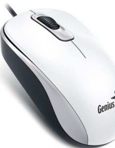 Мишка GENIUS DX-110, USB, 1000dpi, Бяла, 31010116102