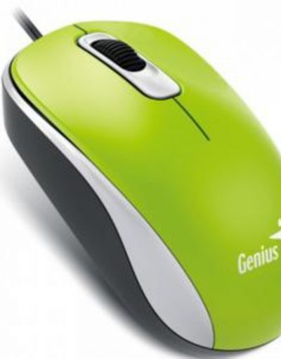 Мишка GENIUS DX-110, USB, 1000dpi, Зелена, 31010116105
