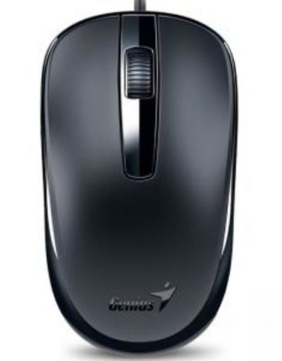 Мишка GENIUS DX-120 USB, Оптична, Черна, 31010105100