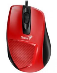 Мишка GENIUS DX-150X Ergonomic, USB, Червена, 31010231101
