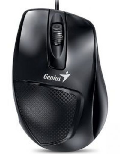 Мишка GENIUS DX-150X, USB, Ergonomic, Черна, 31010231100