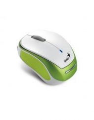 Мишка GENIUS MICRO TRAVELER 9000R,USB Бял/зелен цвят