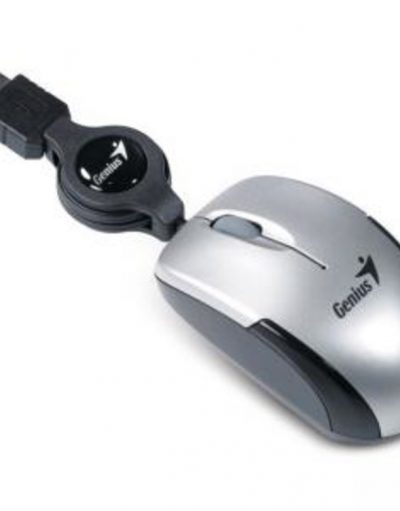 Мишка GENIUS Micro Traveler NB, Сребриста, 31010125102