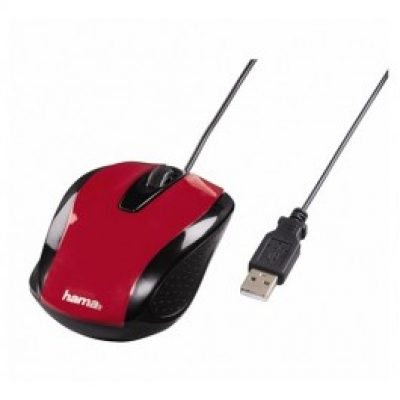 Мишка Hama AM-5400 червена