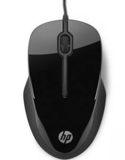 Мишка HP X1500, USB, Черна, H4K66AA