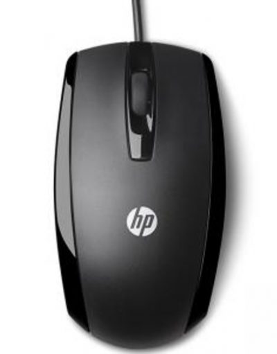 Мишка HP X500 Wired, Черна, E5E76AA