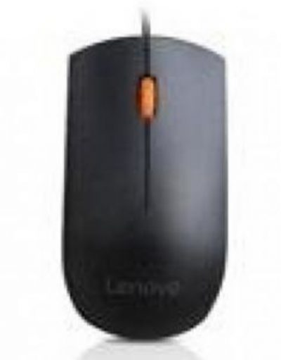 Мишка LENOVO 300 USB MOUSE, Оптична, Черен цвят