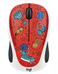 Мишка Logitech Doodle Collection - M238 Wireless Mouse - CHAMPION CORAL, 910-005054