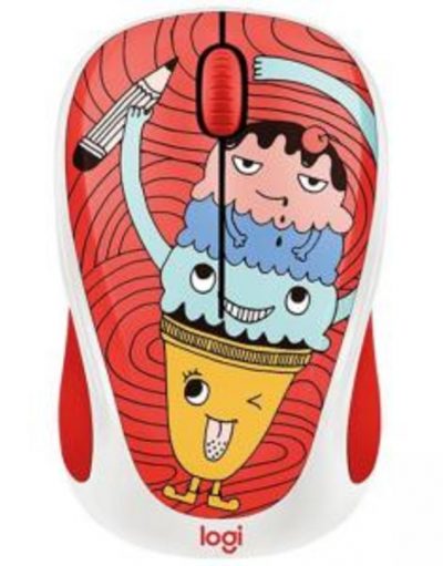 Мишка Logitech Doodle Collection - M238 Wireless Mouse - TRIPLE SCOOP, 910-005051