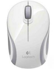 Мишка Logitech, Wireless, Mini Mouse, M187, Бяла, 910-002735