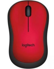 Мишка Logitech Wireless Mouse M220 Silent, Червена, 910-004880