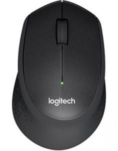 Мишка Logitech Wireless Mouse M330 Silent Plus, Черна, 910-004909