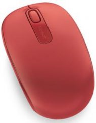 Мишка Microsoft Mobile Mouse 1850, Wireless, USB, Червена, U7Z-00033