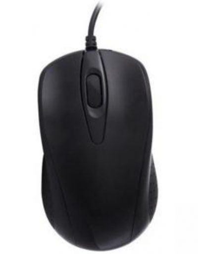 Мишка Modecom M4, Оптична, Матирано черна, MDC00033