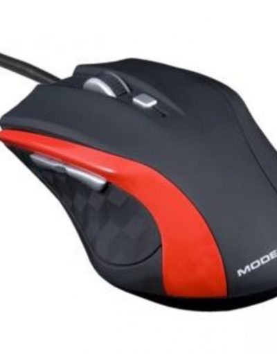 Мишка Modecom M5, USB, 1000 dpi, Червена, MDC00034