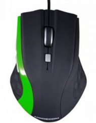 Мишка Modecom M5, USB, 1000 dpi, Зелена, MDC00116