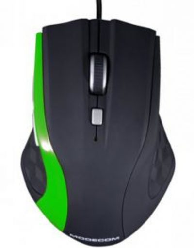 Мишка Modecom M5, USB, 1000 dpi, Зелена, MDC00116
