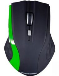 Мишка Modecom WM5, 5 бутона, черно и зелено, MDC00065