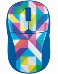 Мишка TRUST Primo, Wireless, 1000-1600 DPI, Вlue geometry, 21480