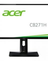 Монитор, Acer CB271Hbmidr, 27инча Wide TN LED Anti-Glare, 1ms, 100M:1 DCR, 300 cd/m2, 1920x1080, DVI, HDMI, Height Adjustable, Черен, UM.HB1EE.001