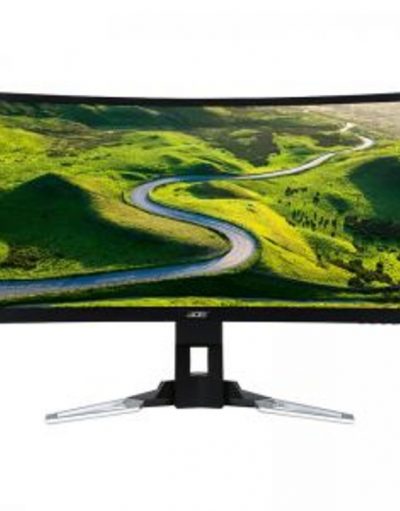 Монитор, Acer Predator XZ350CUbmijphz, 35 инча Wide VA LED, 144Hz FreeSync, 4ms, 300 cd/m2, 2560x1080 Curved QHD, ZeroFrame - UM.CX0EE.001