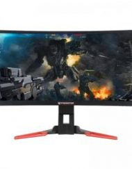 Монитор Acer Predator Z35 35 инча, UltraWide FullHD, Curved VA LED, G-Sync 144Hz, 2560x1080 UM.CZ0EE.001