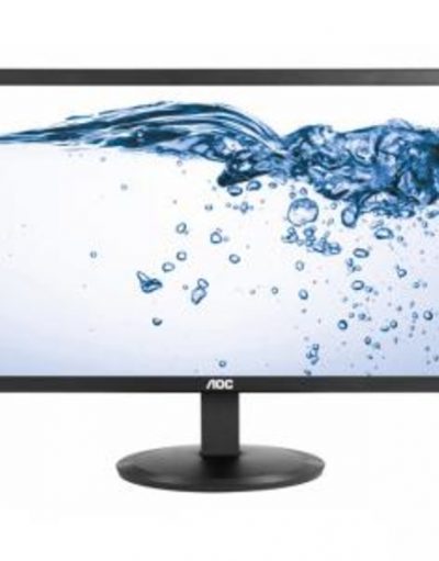 Монитор AOC, 21.5 инча, Wide TN LED, 5 ms, 20М:1 DCR, 200 cd/m2, FullHD 1920x1080, D-Sub, E2280SWN