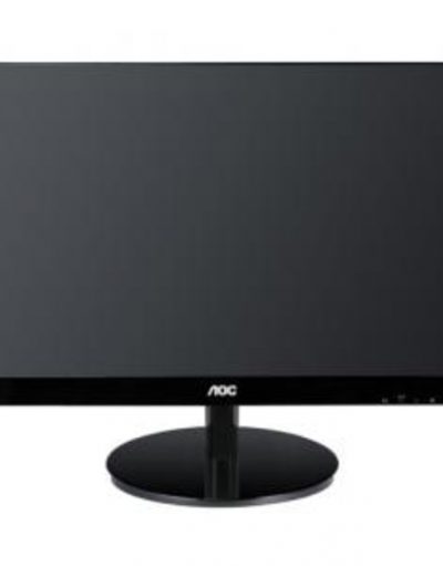 Монитор AOC 27 инча AH-IPS 1920x1080 16:9 250cd 5msGTG 50M:1 Speaker (2W), VGA, HDMI 1(MHL), HDMI 2, DP, TCO 5.0, Цвят Черен, Гаранция 3 години I276