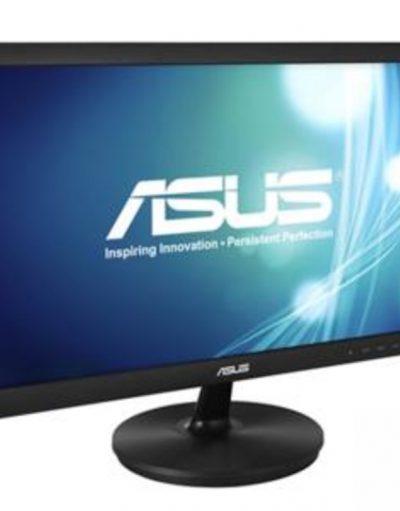 Монитор Asus VS228DE, 21.5 инча WLED TN, Non-Glare, 5ms, 600:1, 50000000 DFC, 200cd, 1920x1080, D-Sub, Tilt, Black, 90LMD8501T02201C