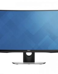 Монитор Dell, 27 инча, Wide LED Curved, VA Anti-Glare, FullHD 1920x1080, 6ms, 300 cd/m2, HDMI, MHL, Speakers SE2716H