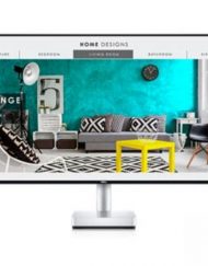 Монитор Dell S2718D, 27 инча Wide LED, IPS Anti-Glare, 6ms, 1000:1, 8000000:1 DCR, 300 cd/m2, HDR, HDMI, DP, USB C, USB 3.0, S2718D