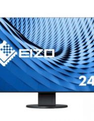 Монитор EIZO FlexScan EcoView Ultra-Slim, IPS, 24.1 инча, WUXGA, D-Sub, DVI-D, HDMI, DisplayPort, Черен, EIZO-EV2456-BK