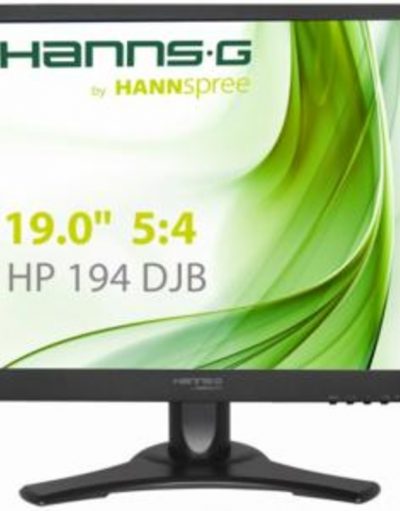 МОНИТОР HANNSPREE HP194DJB, LED, 19 ИНЧА, CLASIC, SXGA, D-SUB, DVI-D, ЧЕРЕН, HSG-MON-HP194DJB