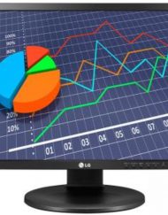 Монитор LG, 19 инча, 1280x1024 IPS, DVI-D, VGA, 5ms, Черен, 19 LG 19MB35P-I