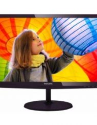 Монитор PHILIPS 227E6EDSD, IPS, 21.5 инча, черна череша/227E6EDSD
