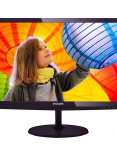 Монитор Philips 227E6LDAD, 21.5 инча, 16:9, DVI, HDMI, VGA, Черен, 227E6LDAD