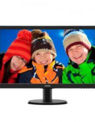 Монитор, Philips 243V5LSB, 23.6 инча Wide TN LED, 5 ms, 10M:1 DCR, 250cd/m2, 1920x1080/243V5LSB/00