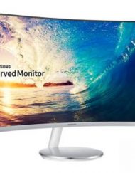 Монитор Samsung C27F591FDUX, 27 инча CURVED VA LED, 4ms, 1920x1080, DP, HDMI, D-SUB, 250cd/m2, Mega DCR, 178/178, Бял, LC27F591FDUXEN
