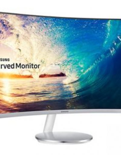 Монитор Samsung C27F591FDUX, 27 инча CURVED VA LED, 4ms, 1920x1080, DP, HDMI, D-SUB, 250cd/m2, Mega DCR, 178/178, Бял, LC27F591FDUXEN