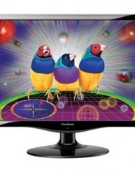 Монитор ViewSonic VA2232w, 22', 16:10, LED, 1680x1050, 5ms, 10.000,000:1 DCR, 250 cd/m2, Analogue / DVI, TCO - VA2232W-LED