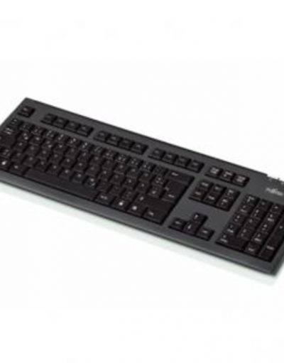 Mултимедийна клавиатура KB410 black, тънка, PS/2,Фуджицу