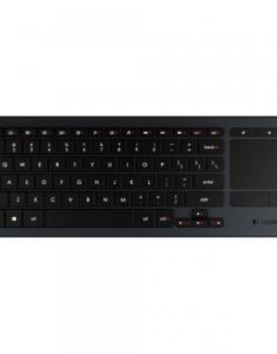 Мултимедийна клавиатура Logitech Illuminated Living-room Keyboard K830 - 920-006093