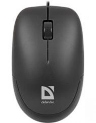 Оптична мишка Defender Datum MM-010, 2 бутона, Wired, 1000 dpi, Черна, 52010