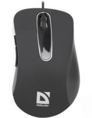Оптична Мишка Defender Datum MM-070, 5 бутона, Wired, 1000 dpi, Черна, 52070