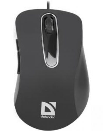 Оптична Мишка Defender Datum MM-070, 5 бутона, Wired, 1000 dpi, Черна, 52070