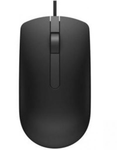 Оптична мишка Dell MS116, 1000 dpi, Черна, 570-AAIS-14